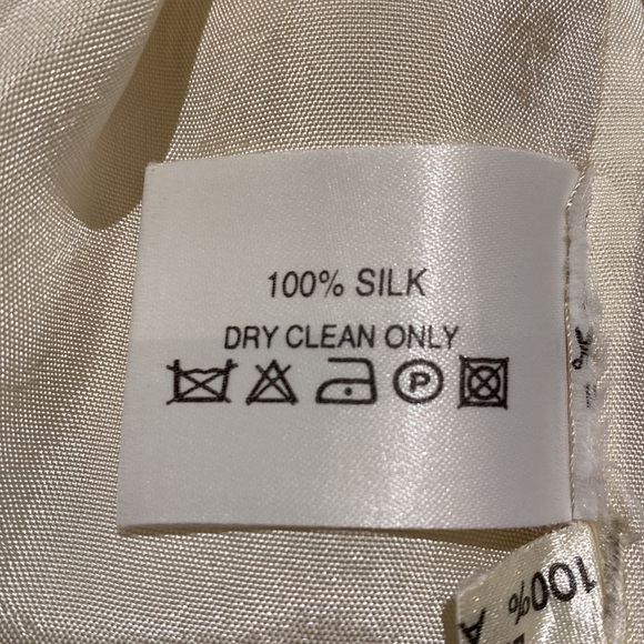 Vintage silk skirt - Picture 4 of 5